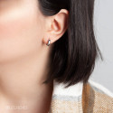 Серьги Классические кольца medium