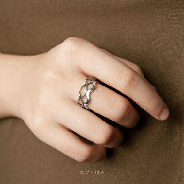 Кольцо Три волны